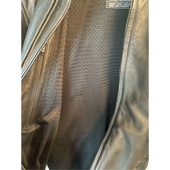 Harley Davidson women’s black leather jacket size xl 100% leather - Picture 4 of 8